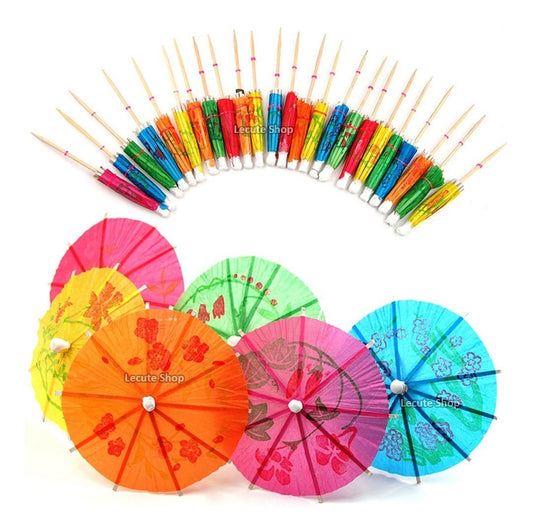 SOMBRILLA DE COLORES 5 PIEZAS