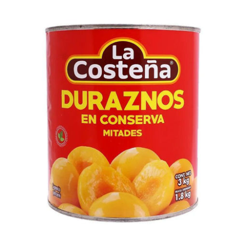 DURAZNO EN MITADES EN ALMIBAR LA COSTEÑA 820 GR