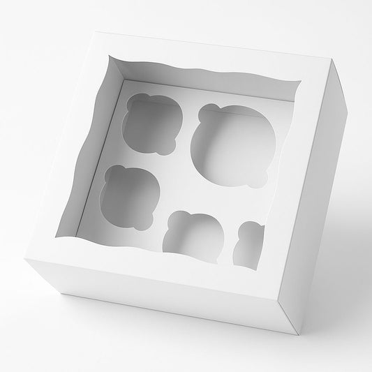 CAJA #26 CAJA BLANCA CON VENTANA