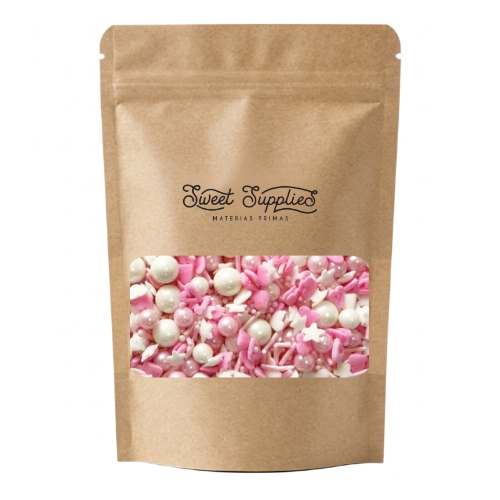 SPRINKLES CORAZONES ROSAS