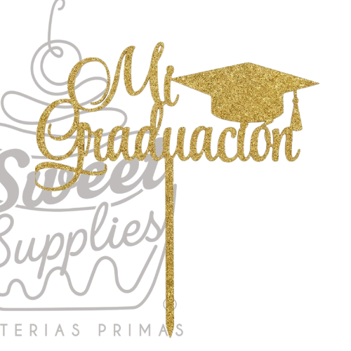 CAKE TOPPER MI GRADUACION #1 MDF