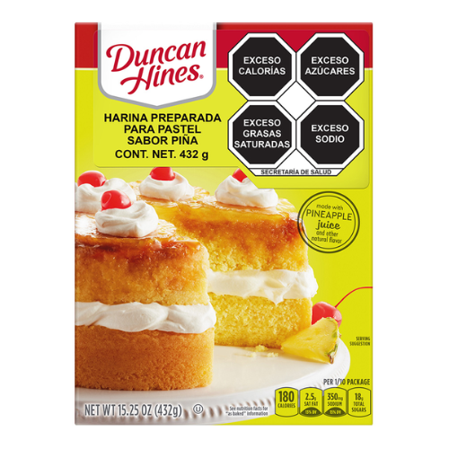 HARINA DUNCAN HINES PIÑA 432 GR