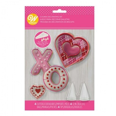 JGO CORTADOR GALLETAS DE SAN VALENTIN WILTON C/12PZA