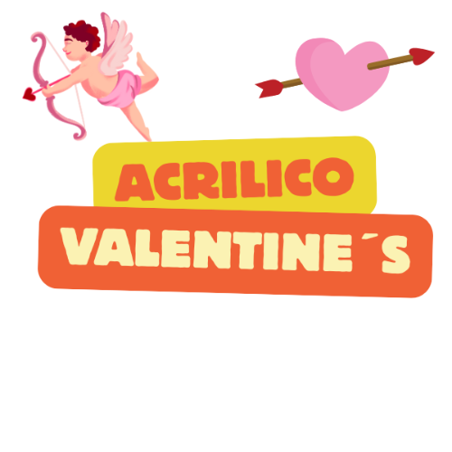 CAKE TOPPER ACRILICO SAN VALENTIN