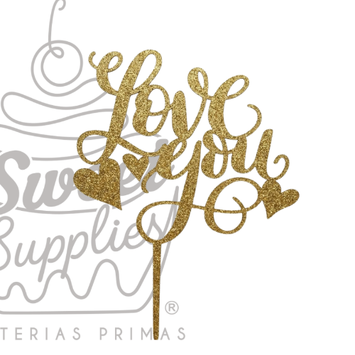CAKE TOPPER VALENTINES #4 MDF