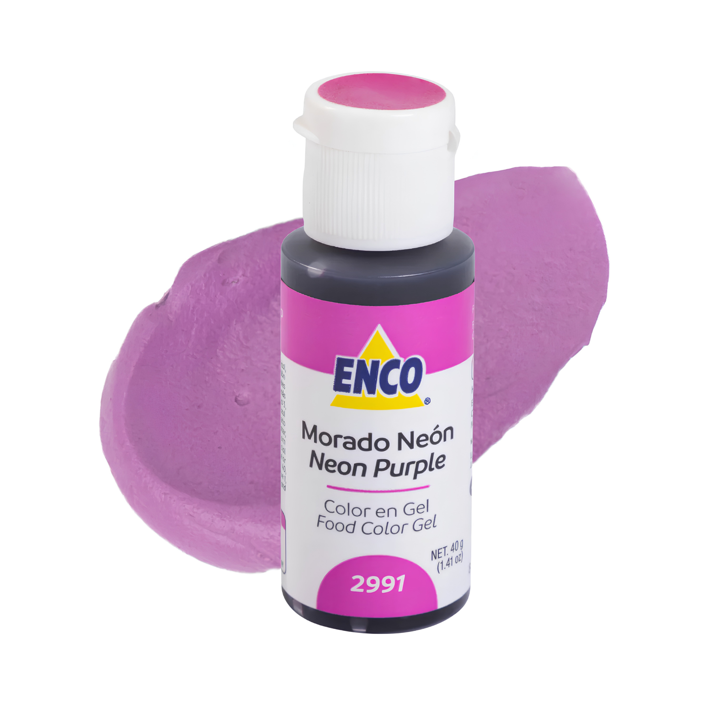 COLOR MORADO NEÓN EN GEL 40G ENCO