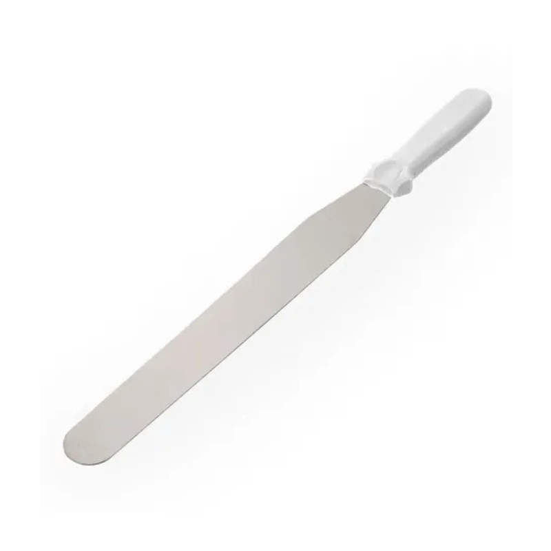 ESPATULA RECTA 30CM MANGO BLANCO
