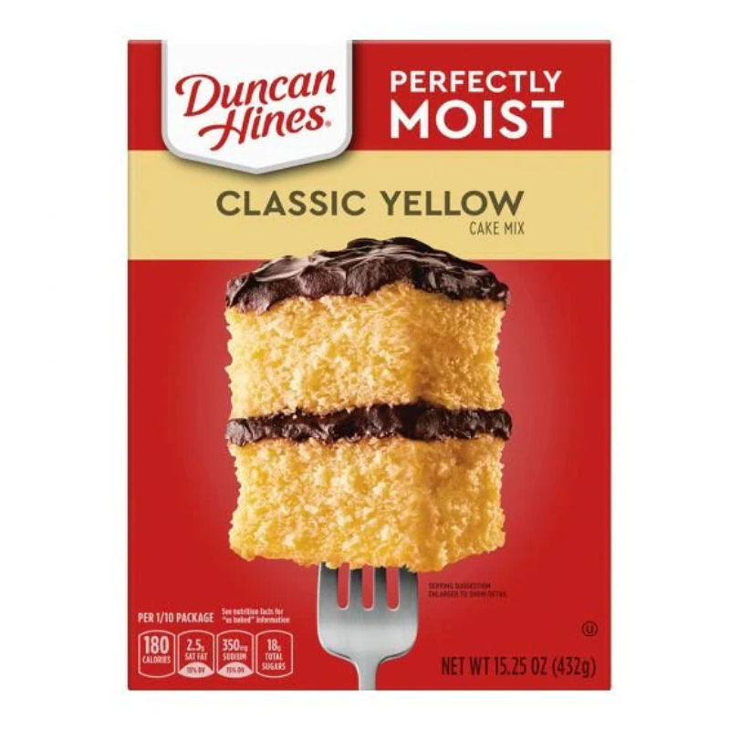 HARINA DUNCAN HINES PASTEL AMARILLO CLASICO 432GR