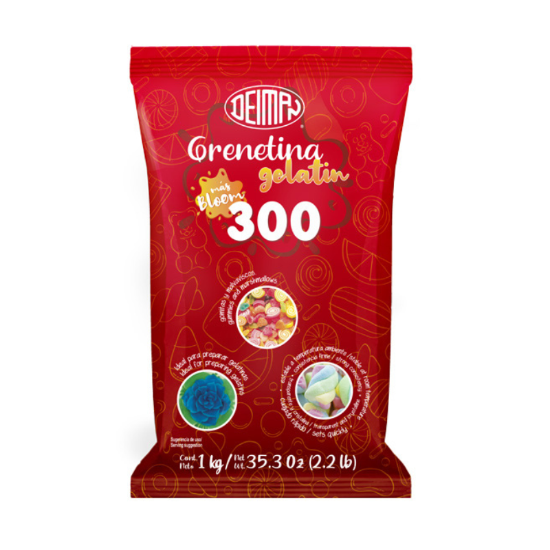 DEIMAN GRENETINA GELATIN MAS BLOOM 300 1KG