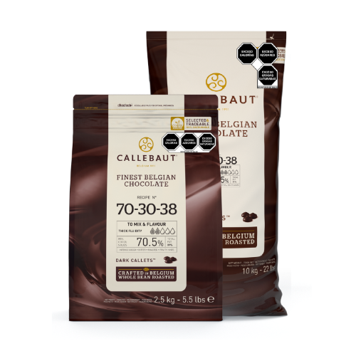 CHOCOLATE AMARGO 70.5 % CALLETS BOLSA 10 KG