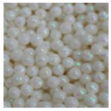 PERLA DIAMANTADA MEDIANA BLANCA