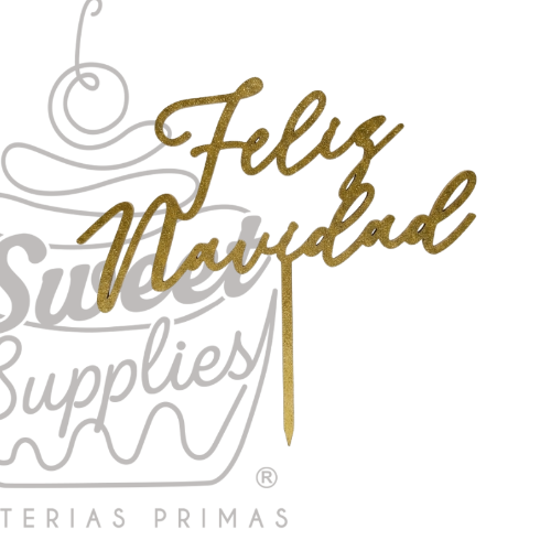 CAKE TOPPER NAVIDAD #2 MDF