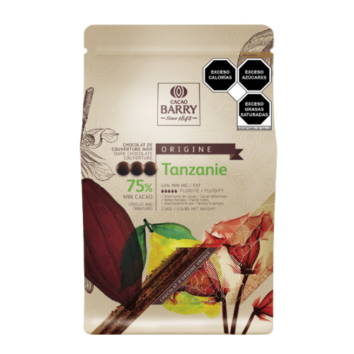 TANZANIA 75% PISTOLES BOLSA 2.5 KG