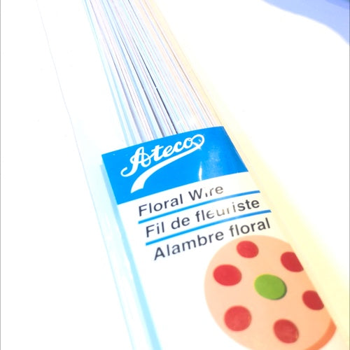ALAMBRE FLORAL #26 BLANCO