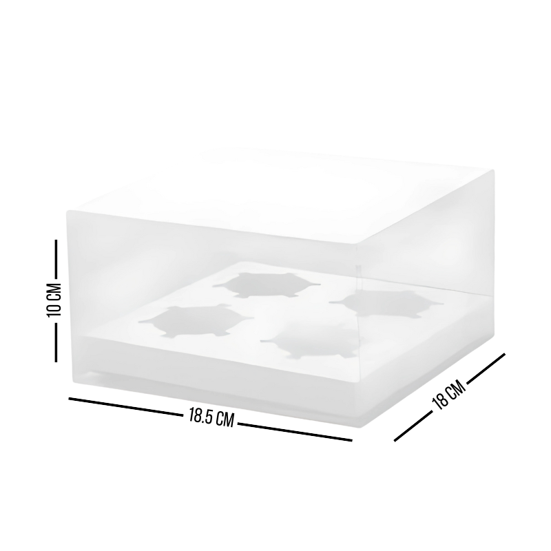 CAJA PARA CUPCAKE ACETATO