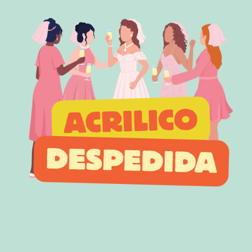 CAKE TOPPER ACRILICO DESPEDIDA