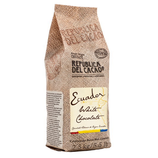 CHOCOLATE BLANCO ECUADOR 31%  2.5KG
