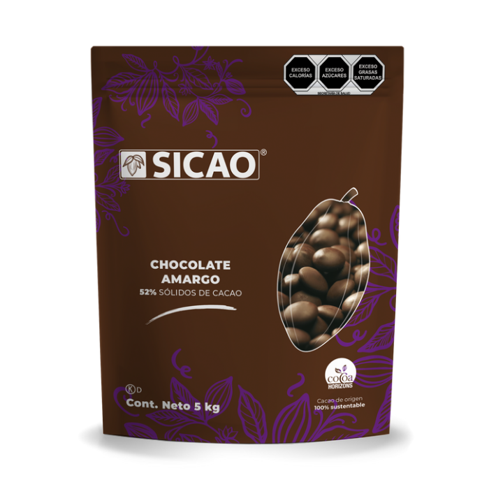 SICAO CHOCOLATE SEMI-AMARGO 52% WAFER