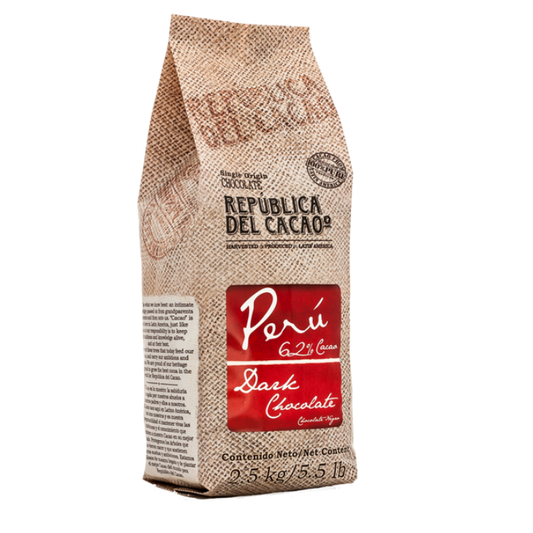 CHOCOLATE PERU 62% 2.5KG REPUBLICA DEL CACAO
