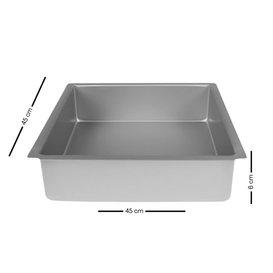 MOLDE CUADRADO DE ALUMINIO