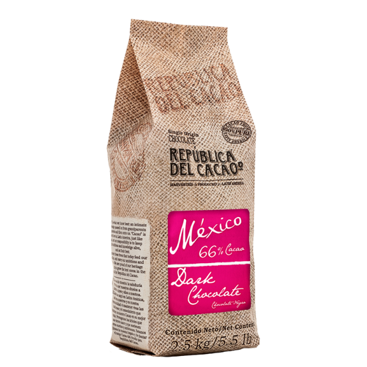 CHOCOLATE DE ORIGEN MÉXICO 66% 2.5KG