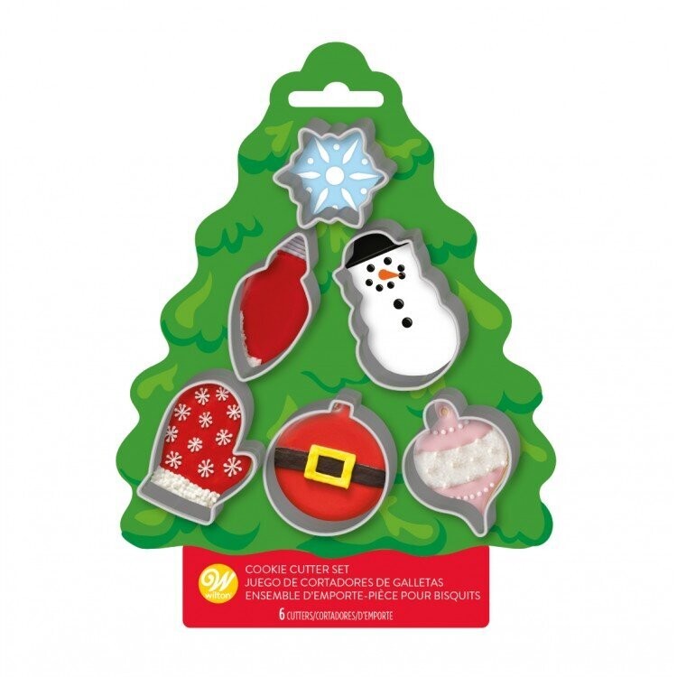SET DE CORTADORES NAVIDEÑOS 6pz