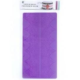 TAPETE DE SILICON ENCAJE 38*19CM JABE