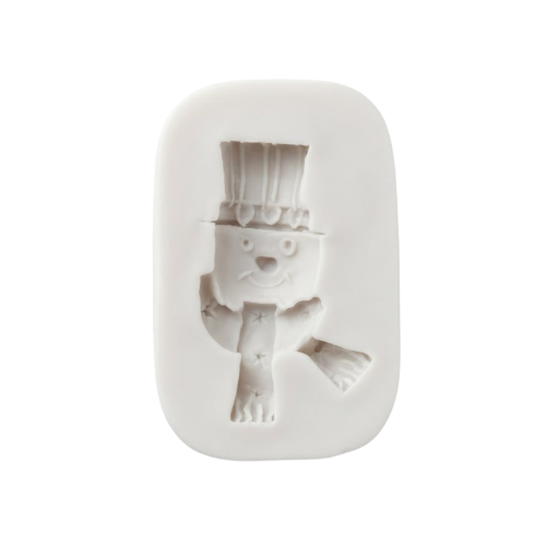 MOLDE SILICON NAVIDAD MONO DE NIEVE
