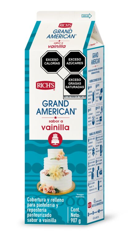 RICH'S GRAND AMERICAN SABOR VANILLA 907G