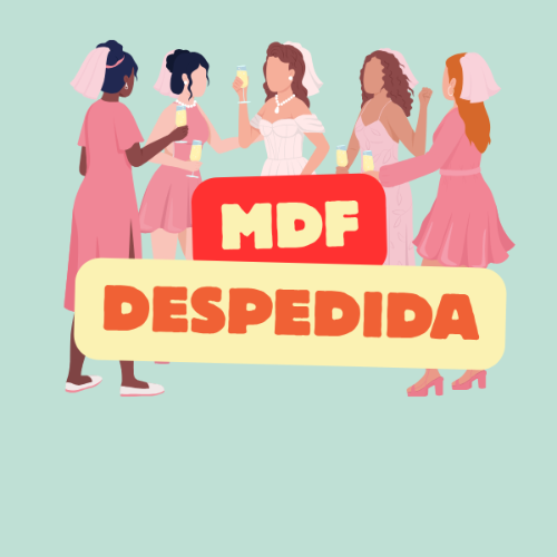 CAKE TOPPER MDF DESPEDIDA DE SOLTERA