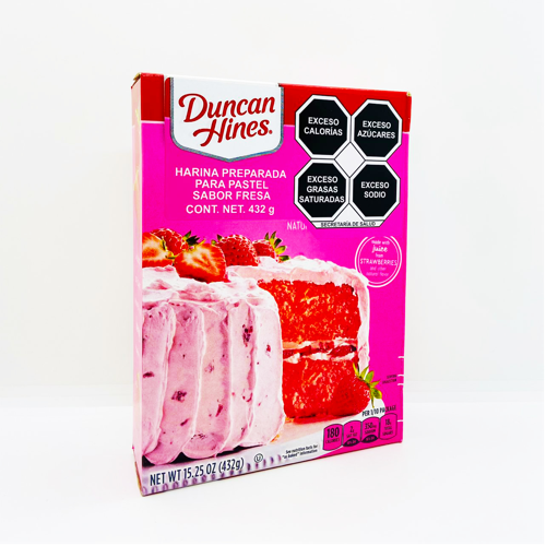 HARINA DUNCAN HINES PASTEL FRESA 432 GR