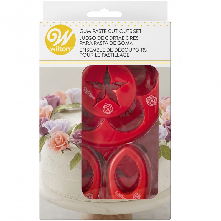 JUEGO DE CORTADORES PASTA DE GOMA WILTON