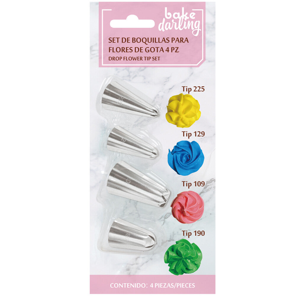 SET DE BOQUILLAS PARA FLORES DE GOTA