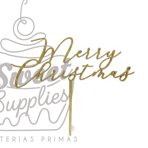 CAKE TOPPER NAVIDAD #1 MDF