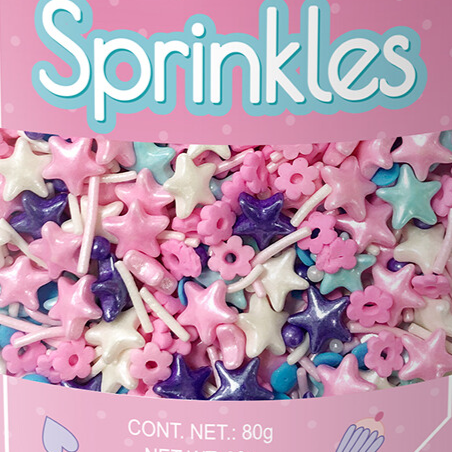 SPRINKLES MIX PURPLE STAR