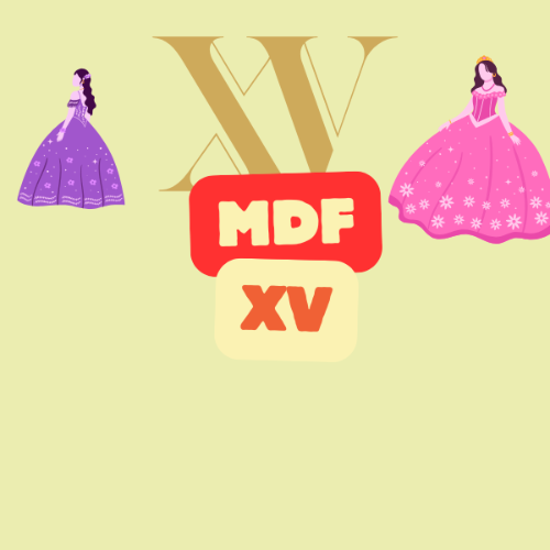 CAKE TOPPER MDF XV QUINCEAÑOS