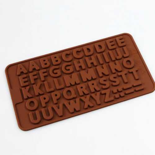 MOLDE SILICON LETRAS