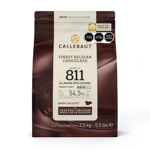 CHOCOLATE SEMI-AMARGO 54.5% CALLETS BOLSA 2.5 KG
