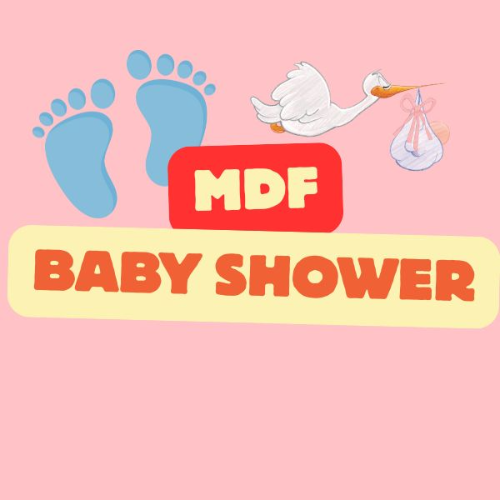 CAKE TOPPER MDF BABY SHOWER