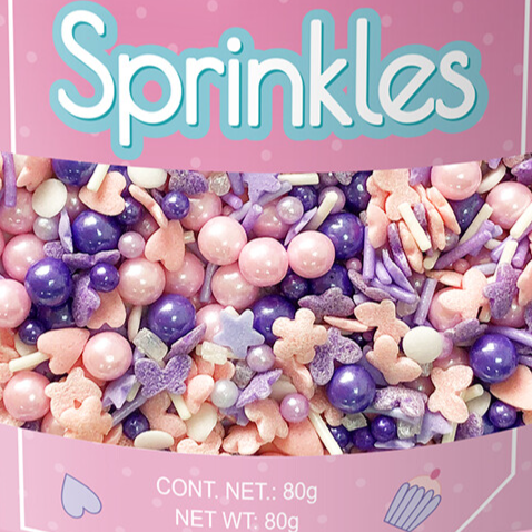 SPRINKLES MIX  MARIPOSA VIOLETA