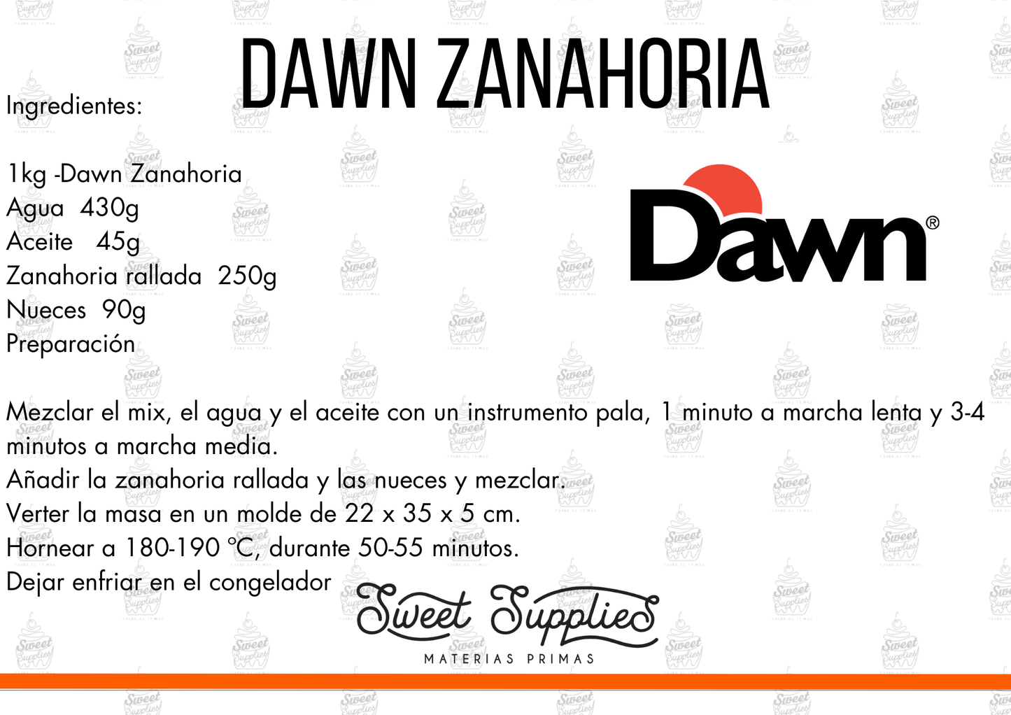 RECETA DAWN ZANAHORIA