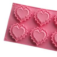 MOLDE DE SILICON CORAZON #467