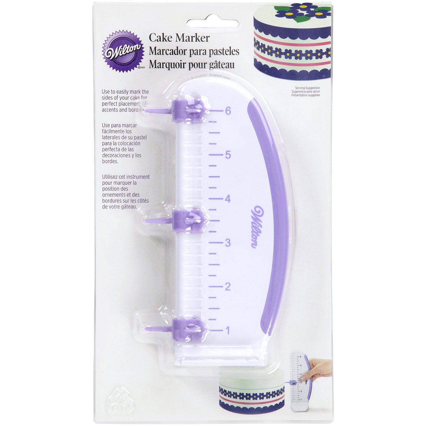 MARCADOR DE PASTEL REGLA