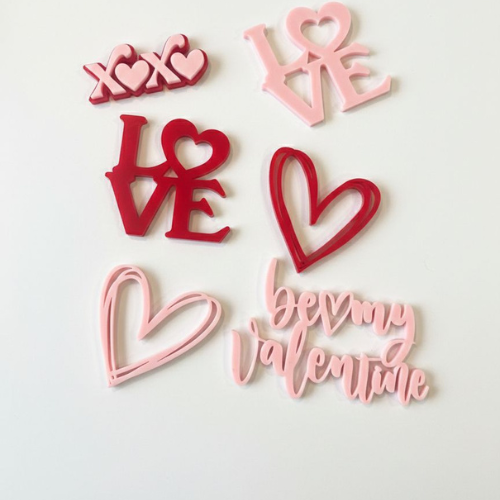 CAKE TOPPER MINI VALENTINE´S