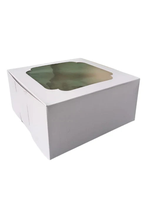 CAJA BLANCA  CON VENTANA 30X14