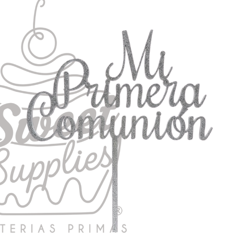 CAKE TOPPER MI PRIMERA COMUNION #1MDF