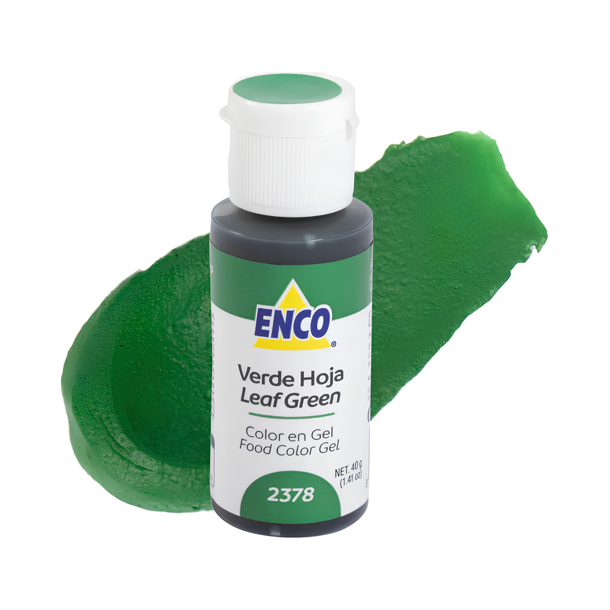 COLOR VERDE HOJA EN GEL 40G ENCO – Sweet Supplies Materias Primas