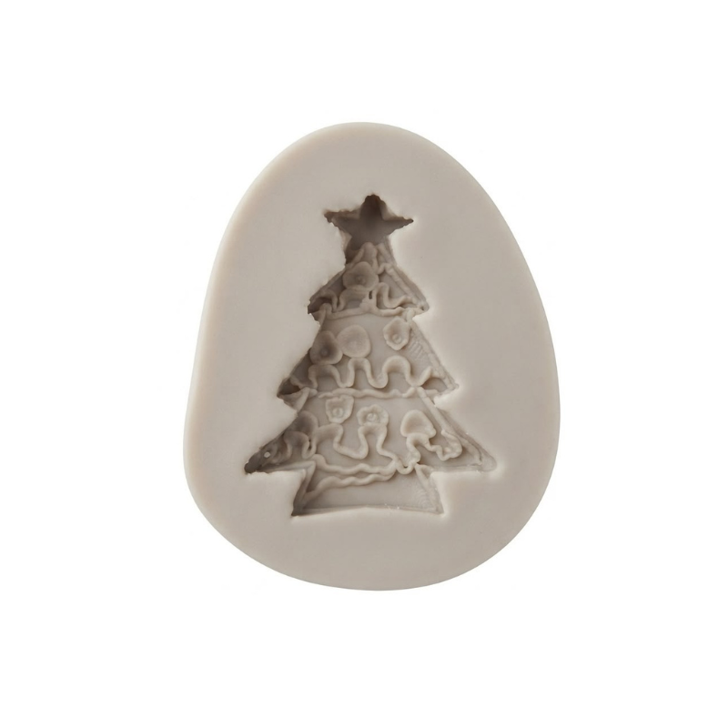 MOLDE SILICON NAVIDAD PINO