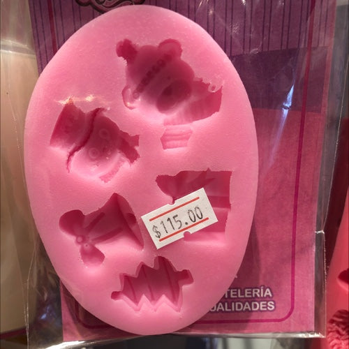 MOLDE DE SILICON NAVIDEÑO