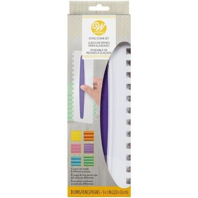 JGO DE PEINES P/GLASEADO WILTON 3PZA